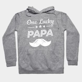 One Lucky Papa Funny St Patrick's Day gift Hoodie